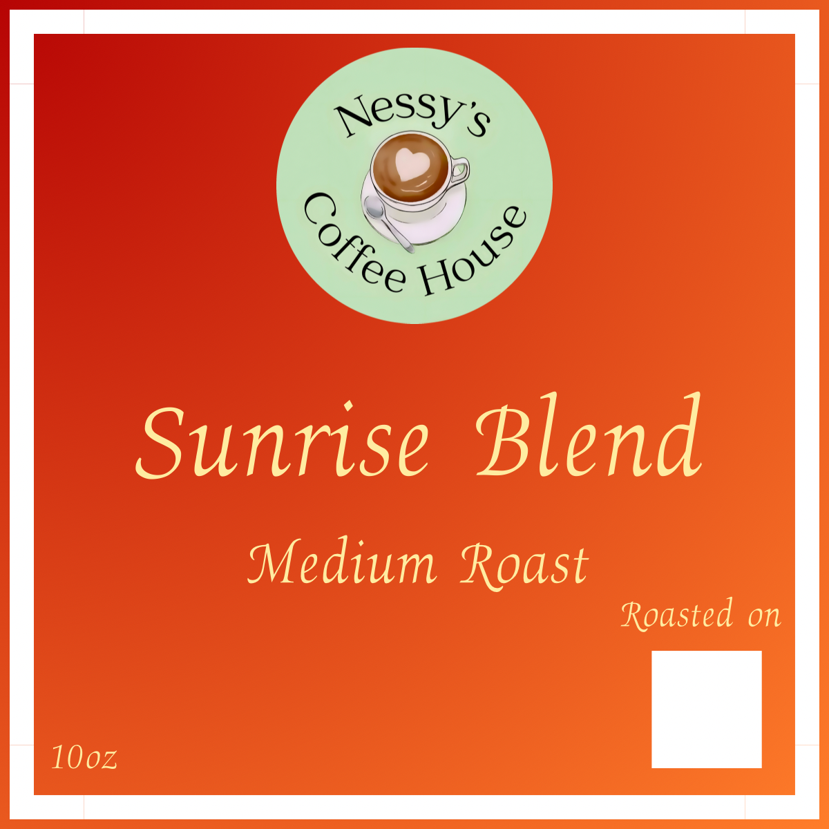 Sunrise Blend Whole Coffee Beans